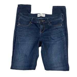 New Abercrombie Sz:16 Skinny Leg/Stretch/Soft Jegging Blue Jeans